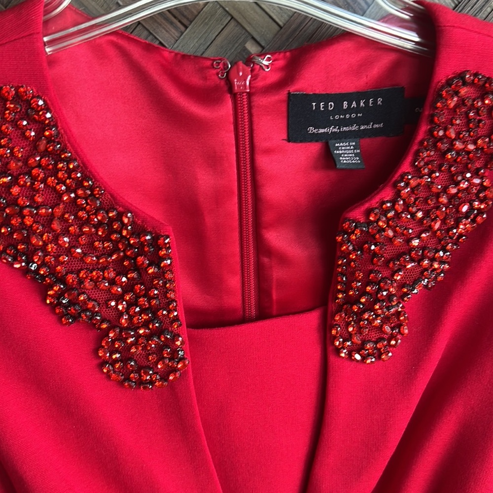 Jeweled Ted Baker Cocktail Dress - Picture 2 of 3